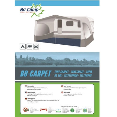 Tent Carpet Bo-Camp Blue (2,5 x 3 m)