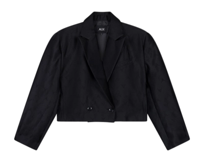 Blazer Alix The Label Women Bull Cropped Black