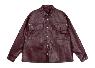 Blouse Alix The Label Women Faux Leather Bordeaux