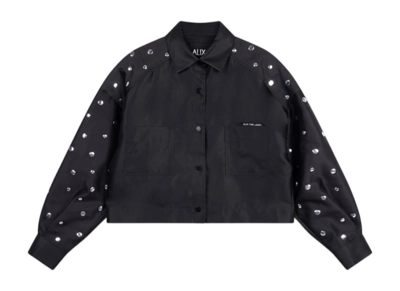 Blouse Alix The Label Women Studs Cropped Black