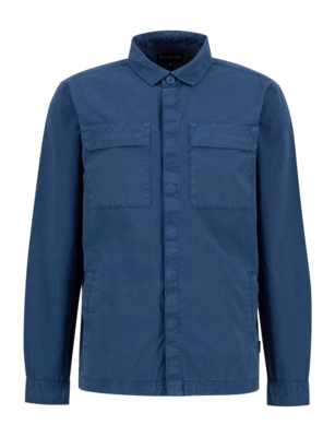 Blouse Barbour Men Castlebay Garment Dyed Overshirt Dark Denim