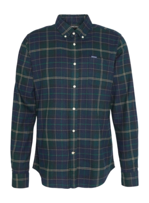Blouse Barbour Men Kyeloch Tailored Tartan Shirt Green Loch