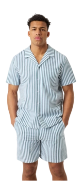 Blouse Björn Borg Men Borg Seersucker Resort BB 7 Stripe 1 Regular Fit