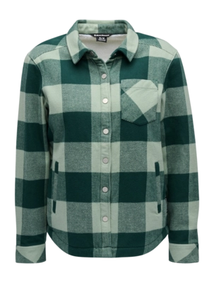 Blouse Black Diamond Women Project Lined Flannel Deep Woods/Agave Relaxed Fit