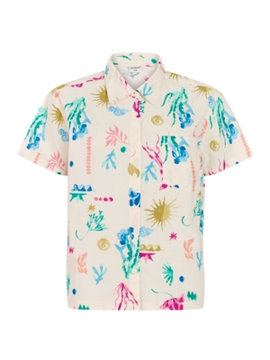 Blouse Protest Women PRTSizzle Canvasoffwhite Relaxed Fit