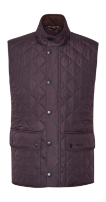 Bodywarmer Barbour Men New Lowerdale Quilted Gilet Black Oak