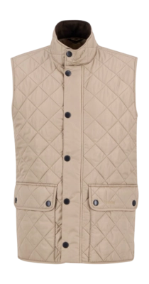 Bodywarmer Barbour Men New Lowerdale Quilted Gilet Washed Stone