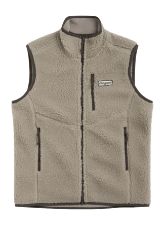 Bodywarmer Bergans Men Lunnan Pile Fleece Coastal Sand Regular Fit