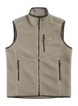 Bodywarmer Bergans Women Lunnan Pile Fleece Coastal Sand Regular Fit