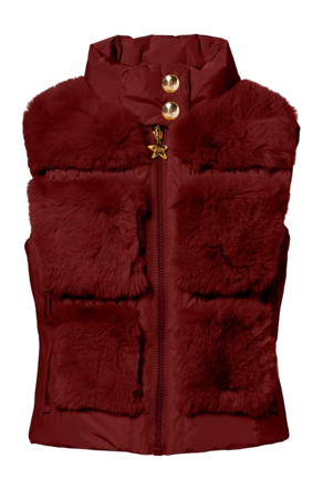 Bodywarmer Goldbergh Women Chic Vino Rosso Faux Regular Fit
