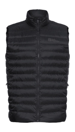 Bodywarmer Jack Wolfskin Men Pilvi Down Vest RDS Black Normale pasvorm