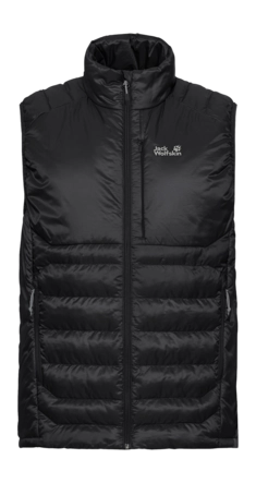 Bodywarmer Jack Wolfskin Men Routeburn Pro 2 Vest Black 0,32 kg
