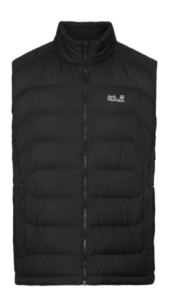 Bodywarmer Jack Wolfskin Men Wild Pass Down Vest RDS Black Regular Fit