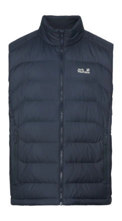 Bodywarmer Jack Wolfskin Men Wild Pass Down Vest RDS Midnight Sky Regular Fit
