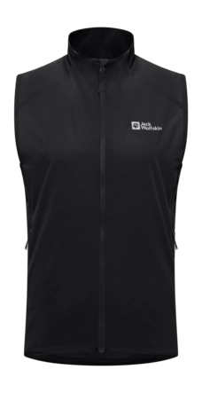 Bodywarmer Jack Wolfskin Women Prelight Stride Vest Black Regular Fit