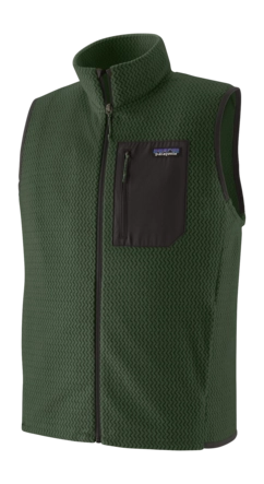 Bodywarmer Patagonia Men R1 Air Vest Treeline Green 241 g