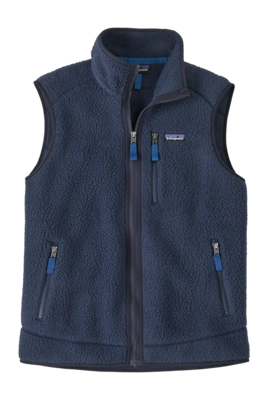 Bodywarmer Patagonia Men Retro Pile Vest New Navy w/Sunken Blue