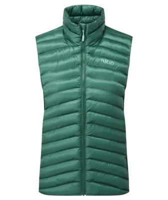 Bodywarmer Rab Women Cirrus Flex Vest Eucalyptus Green Slate
