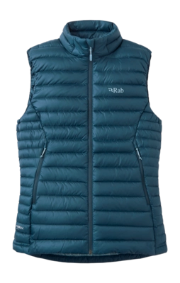Bodywarmer Rab Women Microlight Vest Tempest Blue