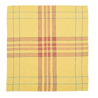 Kitchen Towel Libeco Bonnie Brae Lemon Yellow Linen (Set on 6)
