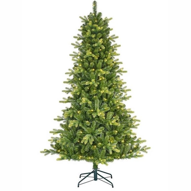 Künstlicher Weihnachtsbaum Black Box Trees Dayton Green 215 cm LED-Beleuchtung