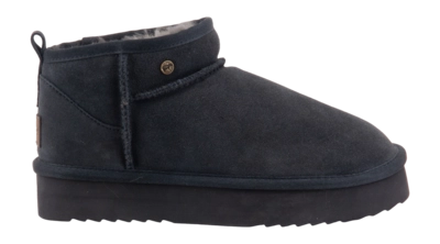 Boots Warmbat Women Durack Suede Plateau Charcoal
