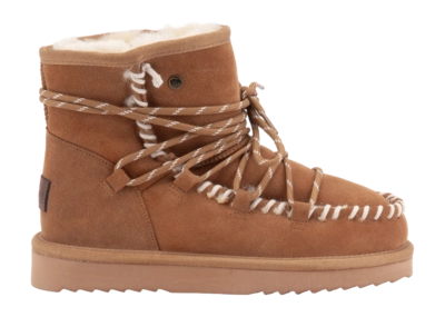 Boots Warmbat Women Kalbarri Suede Lace Cognac