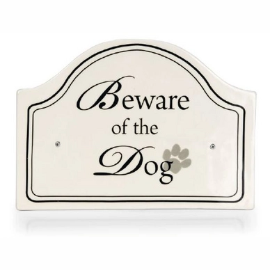 Bord Beware Of The Dog Design By Lotte