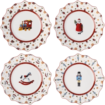 Bordenset Villeroy & Boch Toy's Delight 2025 Jubileum (Set van 4)