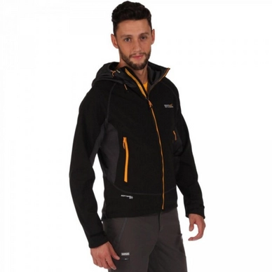 Veste Regatta Borneo Hybrid Softshell Black