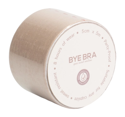 Breast Lift Tape Bye Bra Women Body Tape Beige (5 cm)