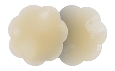 Borstlift Tape Bye Bra Women Silicone Nipple Covers Beige