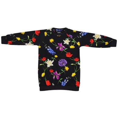 Sweater Dress SNURK Kids Bouquet Black