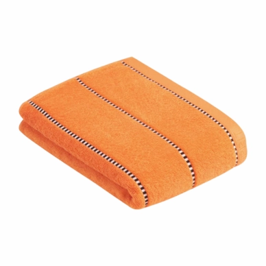 Douchelaken Esprit Box Stripes Mandarin (67 x 140 cm) (Set van 2)