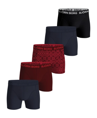 Boxershort Björn Borg Men 5199 Cotton Stretch Boxer Multipack 1 (5-pack) Regular Fit