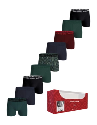 Boxershort Björn Borg Men Cotton Stretch Boxer 5751 Multipack 1 (9-pack) Regular Fit