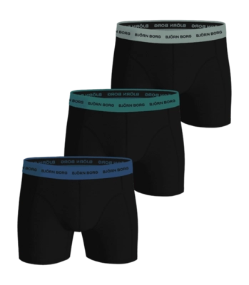 Boxershort Björn Borg Men Cotton Stretch II Multipack 1 (3-pack) 2026 Middelhoge taille