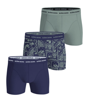 Boxershort Björn Borg Men Cotton Stretch II Multipack 2 (3-pack)