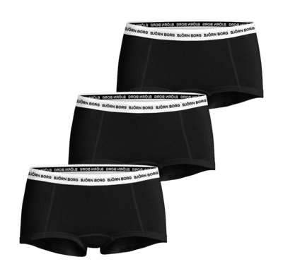 Boxershort Björn Borg Women Logo Multipack 1 3 pack Mid rise taille