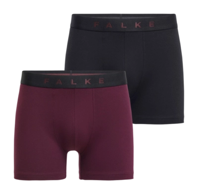 Boxershort Falke Men Daily Comfort Black Barolo (2-Pack)