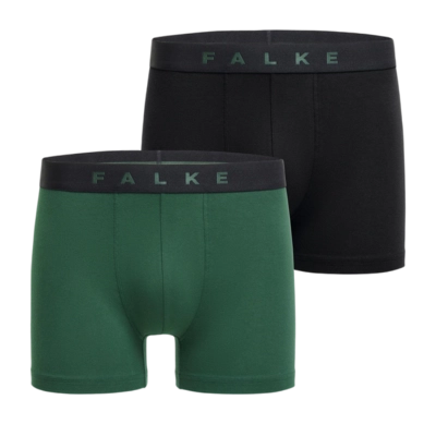 Boxershort Falke Men Daily Comfort Black Green (2-Pack)