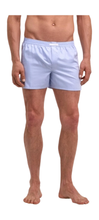 Boxershort Falke Men Woven Boxer Daily Light Blue