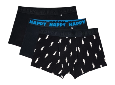 Boxershort Happy Socks Men Black 3-Pack