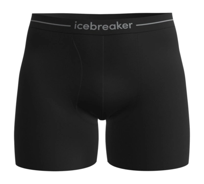 Boxershort Icebreaker Men Anatomica Boxers Fly Black Slim Fit