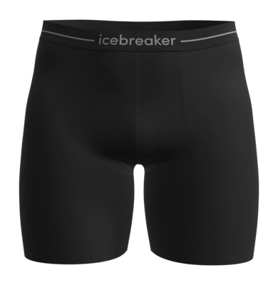 Boxershort Icebreaker Men Anatomica Long Black Slim fit
