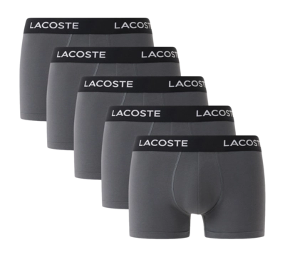 Boxershort Lacoste Men 5H1292 Font (Set van 5)