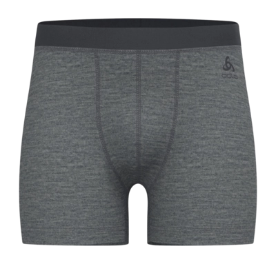 Boxershort Odlo Men Merino 160 Steel Grey Melange Odlo Fitted