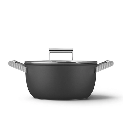 Braadpan Smeg 50's Style Zwart 24 cm