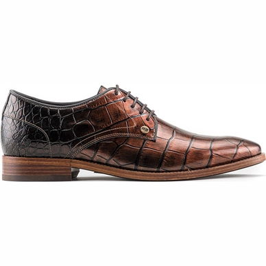 Rehab Men Brad Croco Metallic Brown