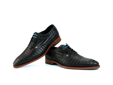 Geklede Schoen Rehab Brad Stripes Nero